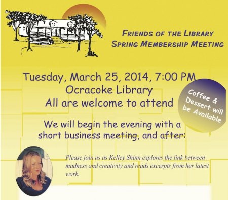 Friends of the Library to Host Meeting and Reading Friends of the Library to Host Meeting and Reading